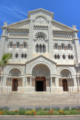 Fototapeta na wymiar Cathédrale de Notre-Dame-Immaculée de Monaco