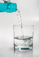 glass with water