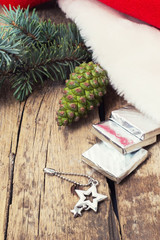 traditional Christmas decorations for new year holidays