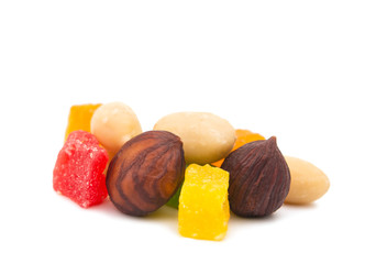 candied fruit isolated