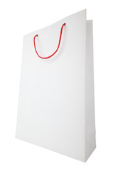 Shopping bag isolated on white with clipping path