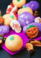 sweets and candies for the holiday Halloween