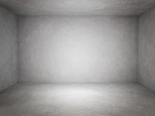 Grungy concrete blank empty room. Background of an interior