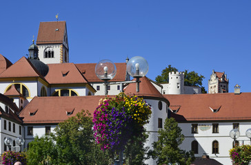 Hohes Schloss u. Benediktinerabtei St.Mang, Füssen