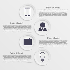 Modern infographic. Design elements