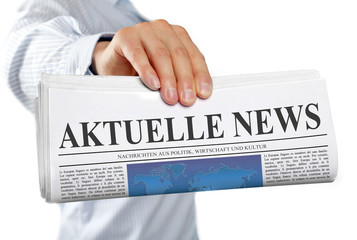 Zeitung mit Aktuelles