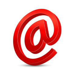 red email icon 3d