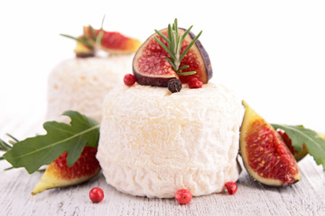 fresh cheese and fig