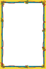The christmas frame - border - illustration