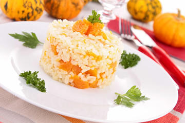 pumpkin risotto