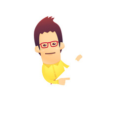 cool dude in various poses for use in advertising,