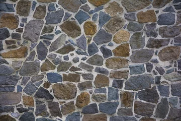 Foto auf Acrylglas Steine Old stone wall texture or background