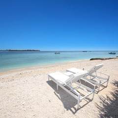 Indonésie - Plage de sable blanc (Gili)