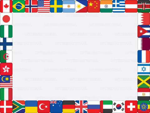 international flags border