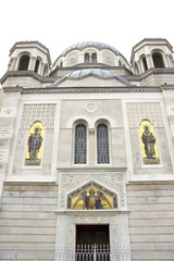 Fototapeta na wymiar Św SPYRIDON `s Serbski Kościół Prawosławny w Trieście