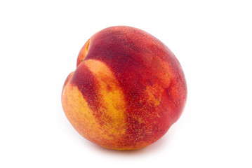 Nectarine isolated on white