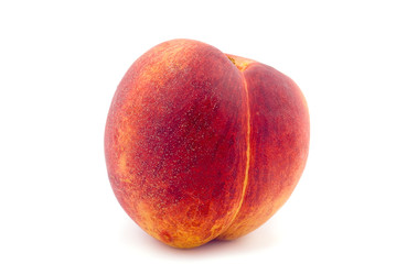 Nectarine isolated on white