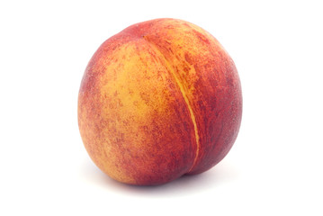 Nectarine isolated on white