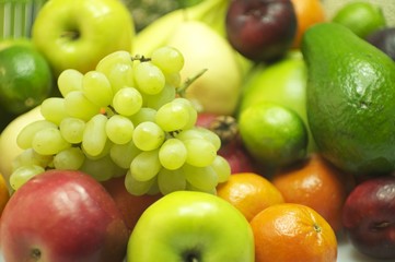 Organic Grapes and Fruits