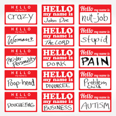 Hello My Name is Nametags