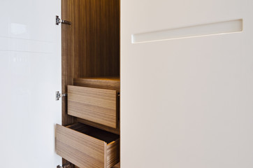 wardrobe with drawers