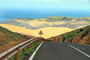 Fotobehang Volcanic landscape Fuerteventura island Canary islands Spain © ANADEL