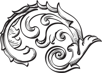 Acanthus scroll