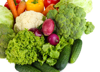 Fresh vegetables close up