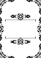 Ornate classical border