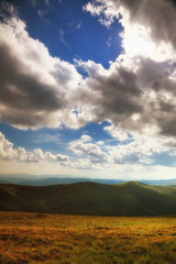 Fototapeta premium mountains hills landscape Bieszczady Poland