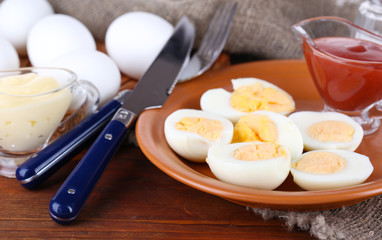 Boiled eggs