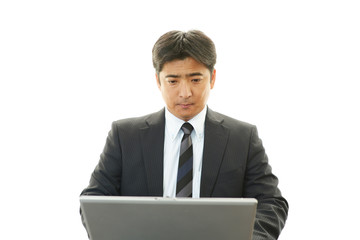 笑顔のビジネスマン