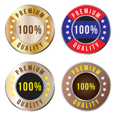 Premium quality badge, vector format