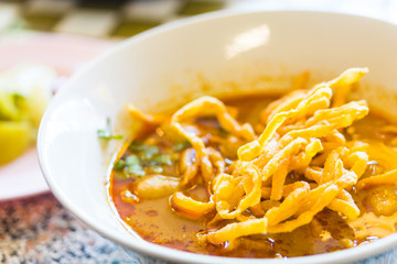Khao Soi thai food style