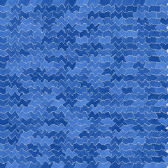 Blue abstract wavy cell background