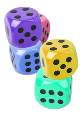 Colorful dices