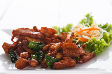 fried pork