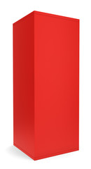 Blank red box