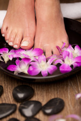 Feet aromatherapy