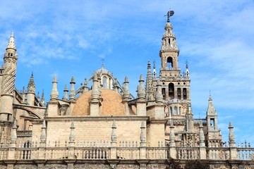 Fototapeta na wymiar Seville cathedral, Spain