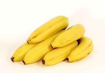Platanos fondo Blanco