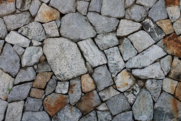 wall of stones as a texture