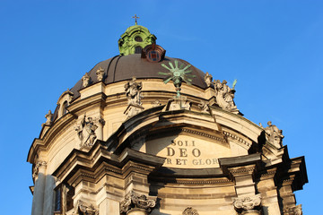 The Dominican church and monastery in Lviv