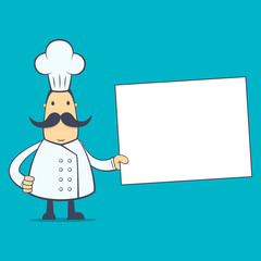 chef in various poses for use in advertising, presentations,