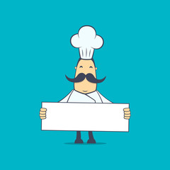 chef in various poses for use in advertising, presentations,