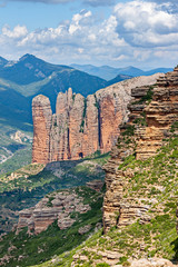 Mallos of Riglos in Huesca, Spain