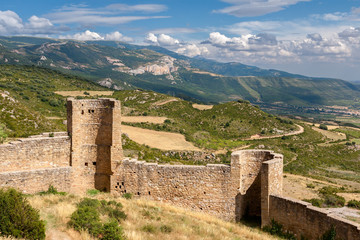 Fototapeta na wymiar Zamek Loarre w Huesca, Aragon, Hiszpania