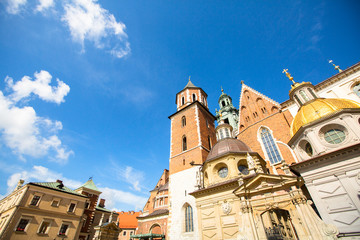Wawel Castle in Krakow, Poland.