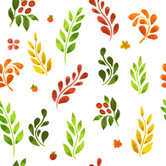 Autumn leafs pattern