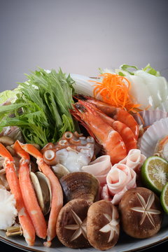 海鮮鍋、食材